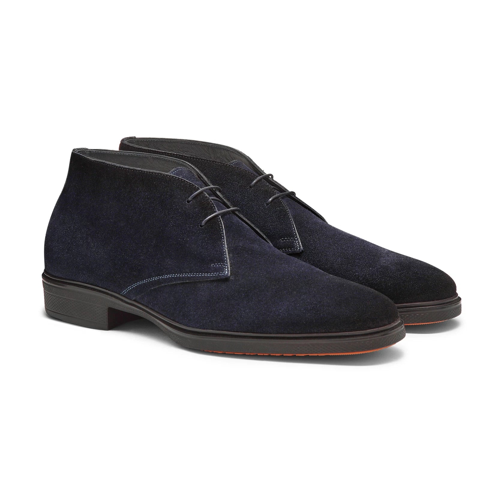 Men's blue suede Easy desert boot