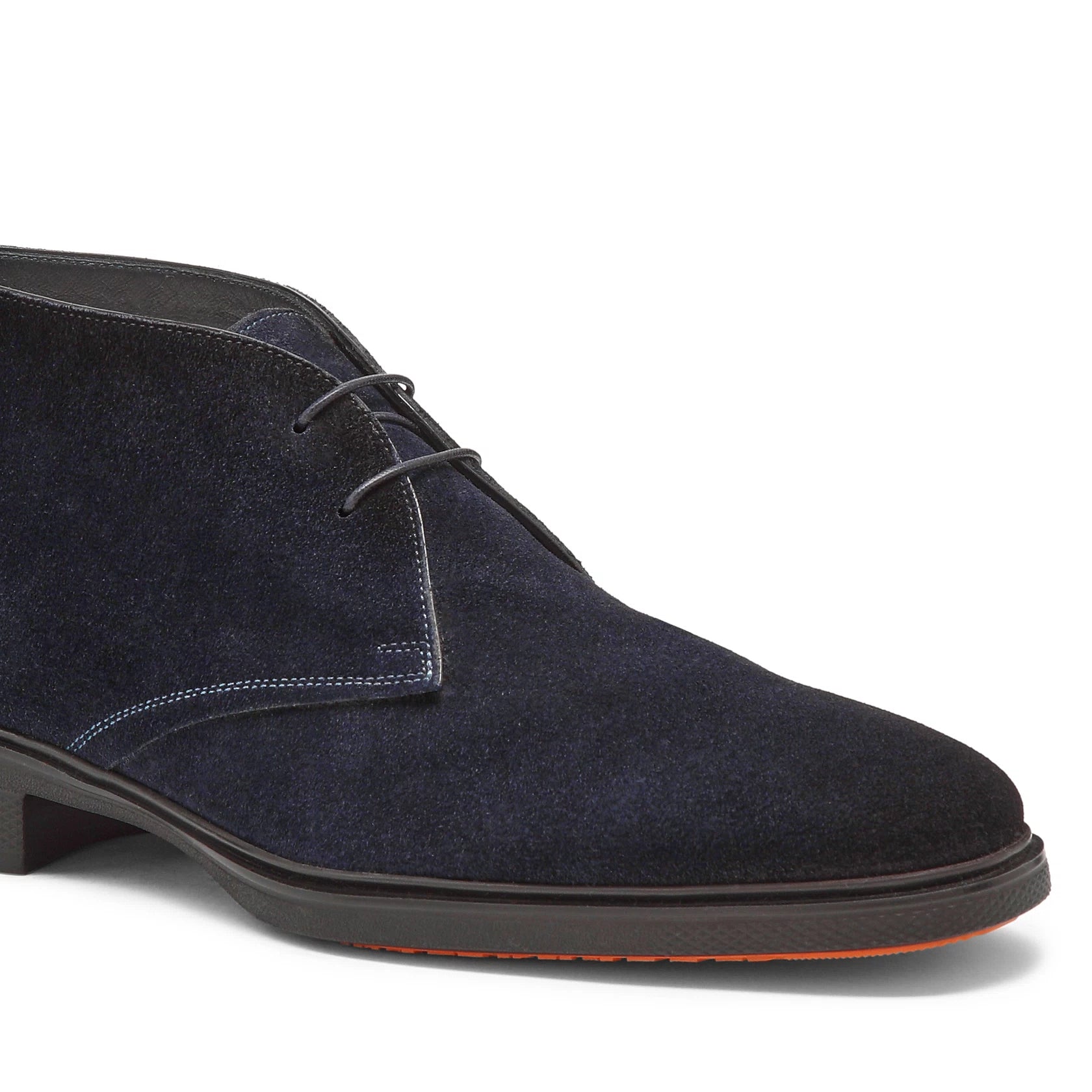 Men's blue suede Easy desert boot