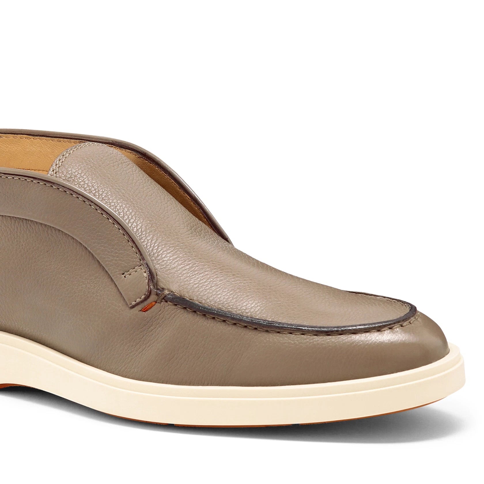 Men's natural tumbled leather desert boot