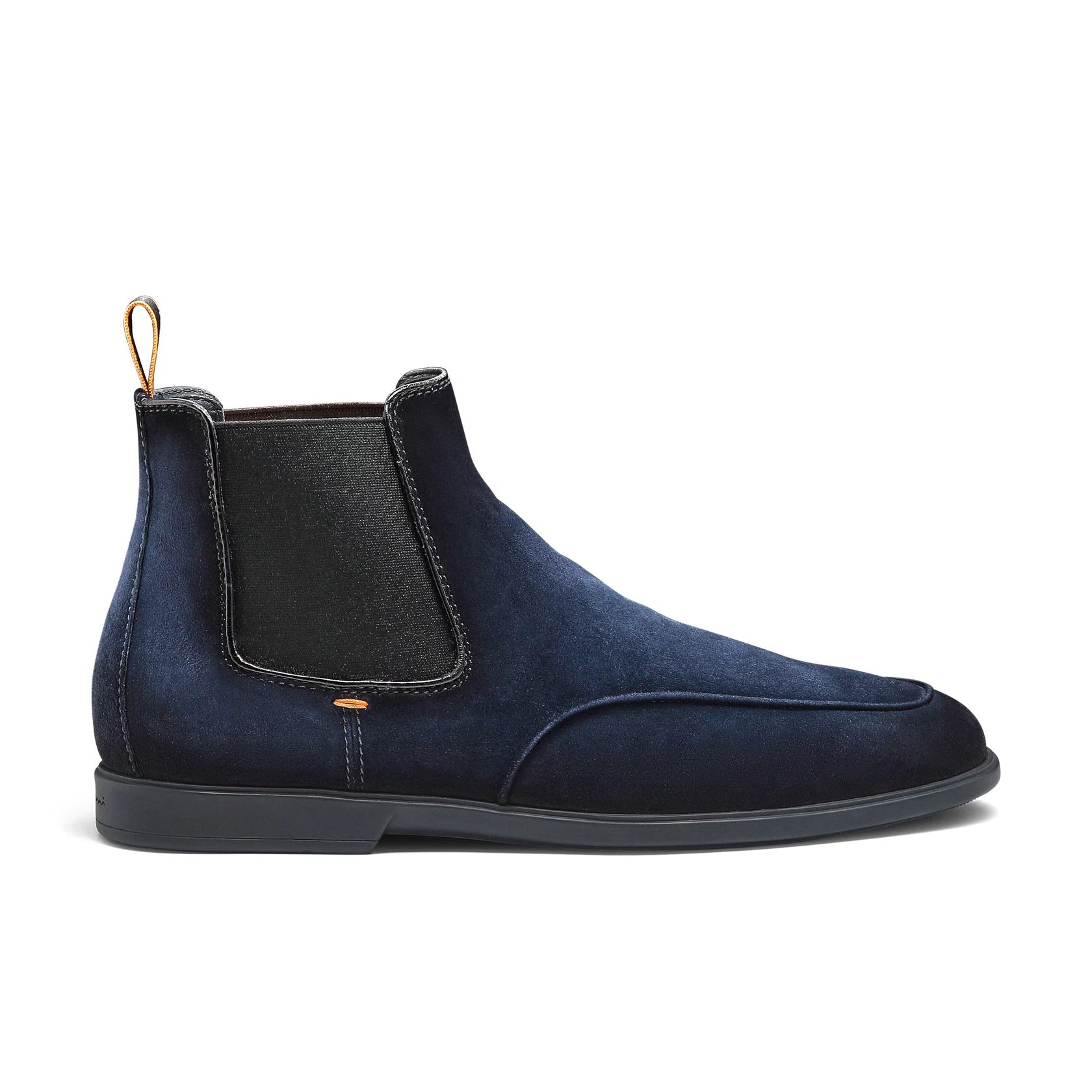 Men’s blue suede Chelsea boot