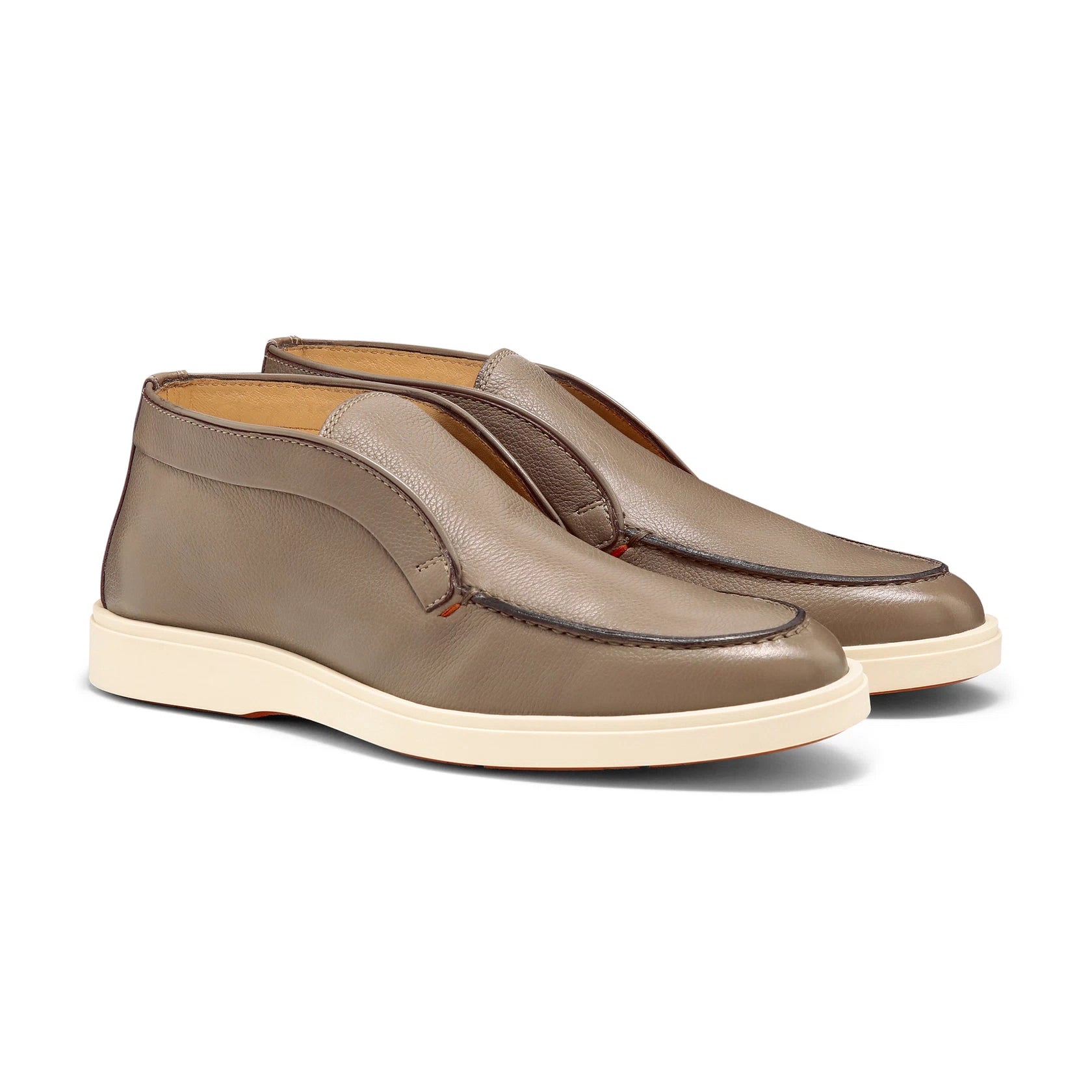 Men's natural tumbled leather desert boot